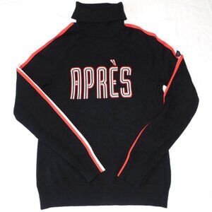 Krimson Klover Annika Turtleneck Sweater | Black | Apres | 2024 | EUC | Medium